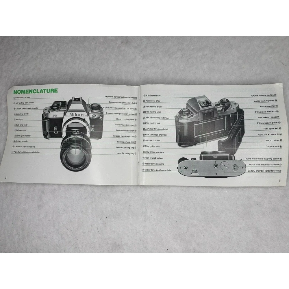 NIKON FG  INSTRUCTION User Manual‎